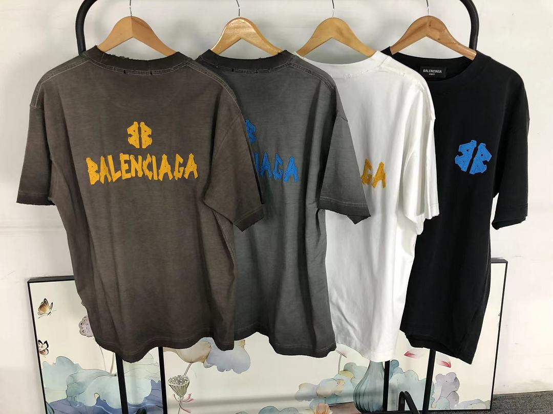 Balenciaga 128 B⭐L⭐⭐⭐IA⭐A T-SHIRT 42042909133 (Im 170Cm 60Kg I Wear Size 2XL In The Phot) - Image 31