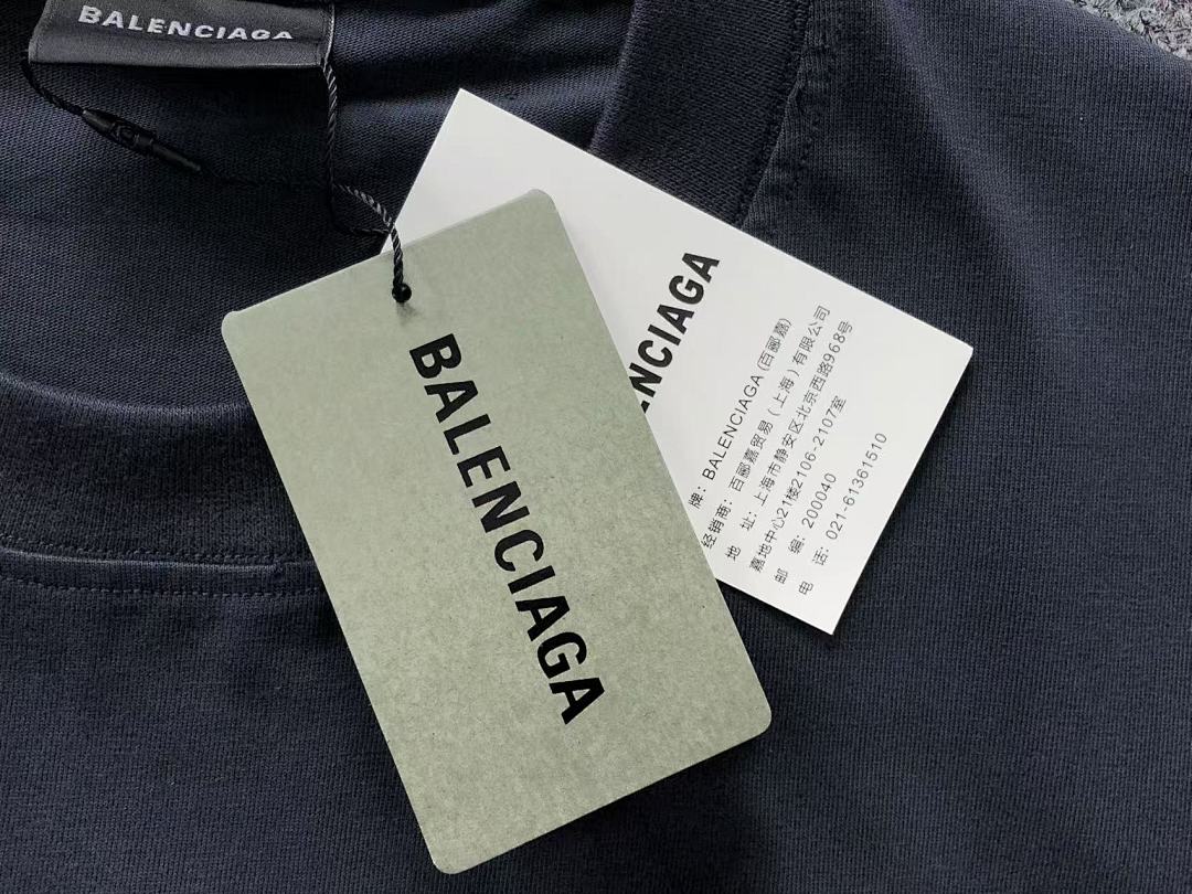 Balenciaga 118 B⭐L⭐⭐⭐IA⭐A T-SHIRT 4104071121 (Im 170Cm 60Kg I Wear Size M In The Phot) - Image 11