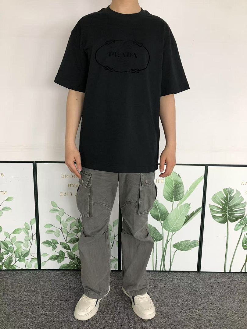 Prada 115 P⭐A⭐A T-SHIRT 3103313221 (Im 170Cm 60Kg I Wear Size M In The Phot) - Image 3