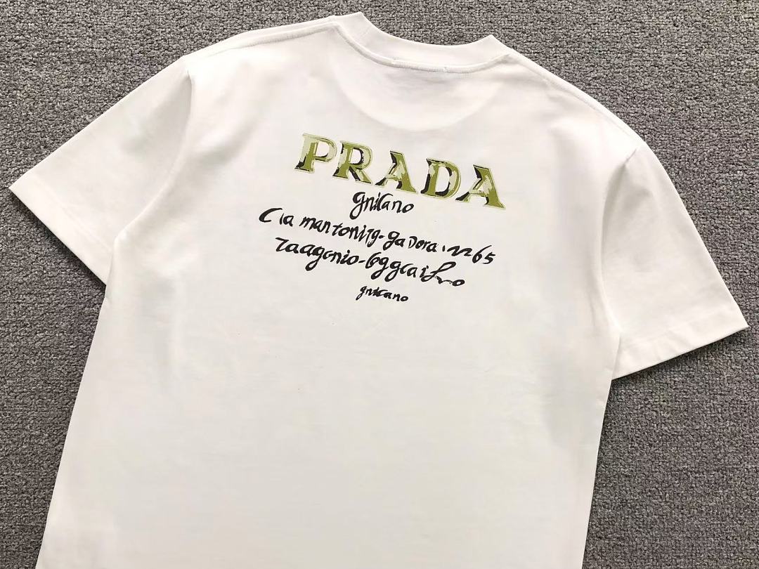 Prada 115 P⭐A⭐A T-SHIRT 3204181721 (Im 170Cm 60Kg I Wear Size M In The Phot) - Image 8