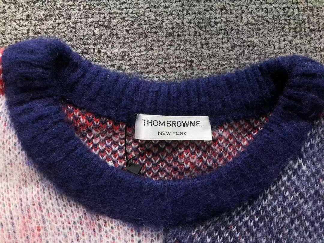 Unbranded 235 THOM BROWNE SWEATER 4208191201 (Im 170Cm 60Kg I Wear Size XL In The Phot) - Image 15