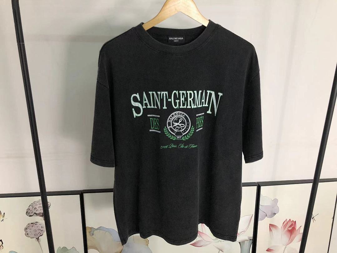 Balenciaga 98 B⭐L⭐⭐⭐IA⭐A T-SHIRT 5212219136 (Im 170Cm 60Kg I Wear Size M In The Phot) - Image 17