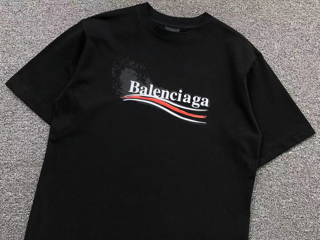 Balenciaga 95 B⭐L⭐⭐⭐IA⭐A T-SHIRT 502171781 (Im 170Cm 57Kg I Wear Size 1 In The Phot) - Image 9