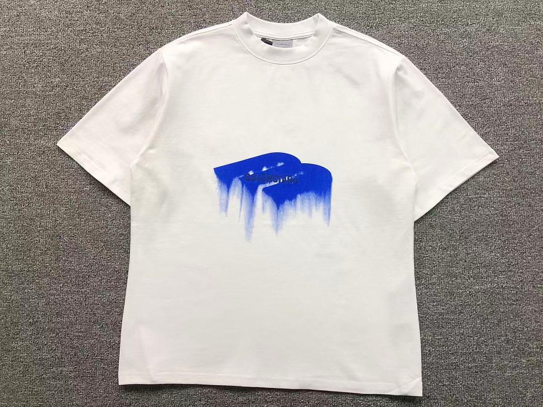 Balenciaga 125 B⭐L⭐⭐⭐IA⭐A T-SHIRT 42042410163 (Im 170Cm 60Kg I Wear Size XS In The Phot) - Image 5