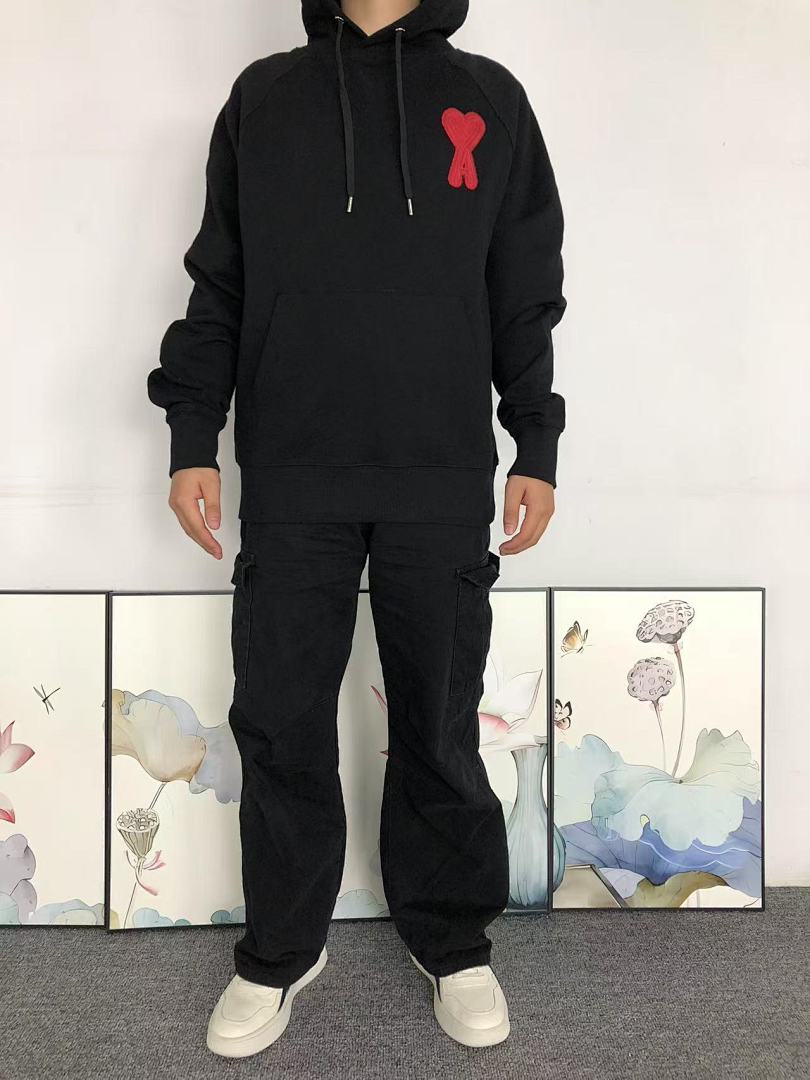 AMI 125 AMI HOODIE 57280288 (Im 170Cm 60Kg I Wear Size M In The Phot) - Image 4