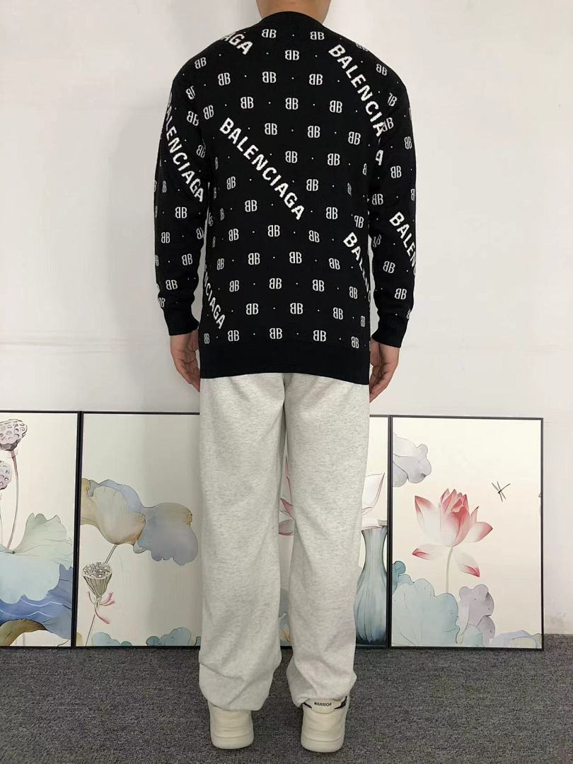 Balenciaga 165 B⭐L⭐⭐⭐IA⭐A SWEATER 3109121120 (Im 170Cm 60Kg I Wear Size M In The Phot) - Image 4