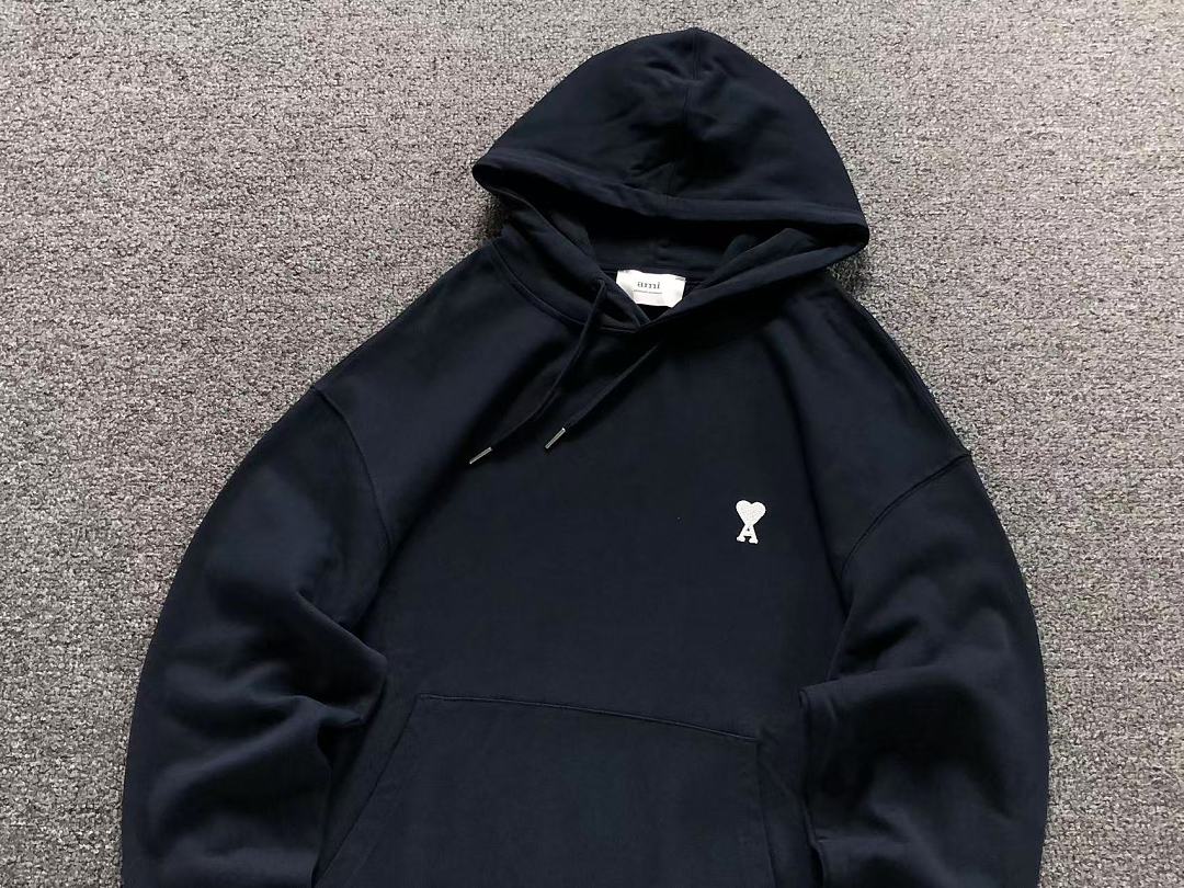 AMI 158 AMI HOODIE 3208163817 (Im 170Cm 60Kg I Wear Size S In The Phot) - Image 10