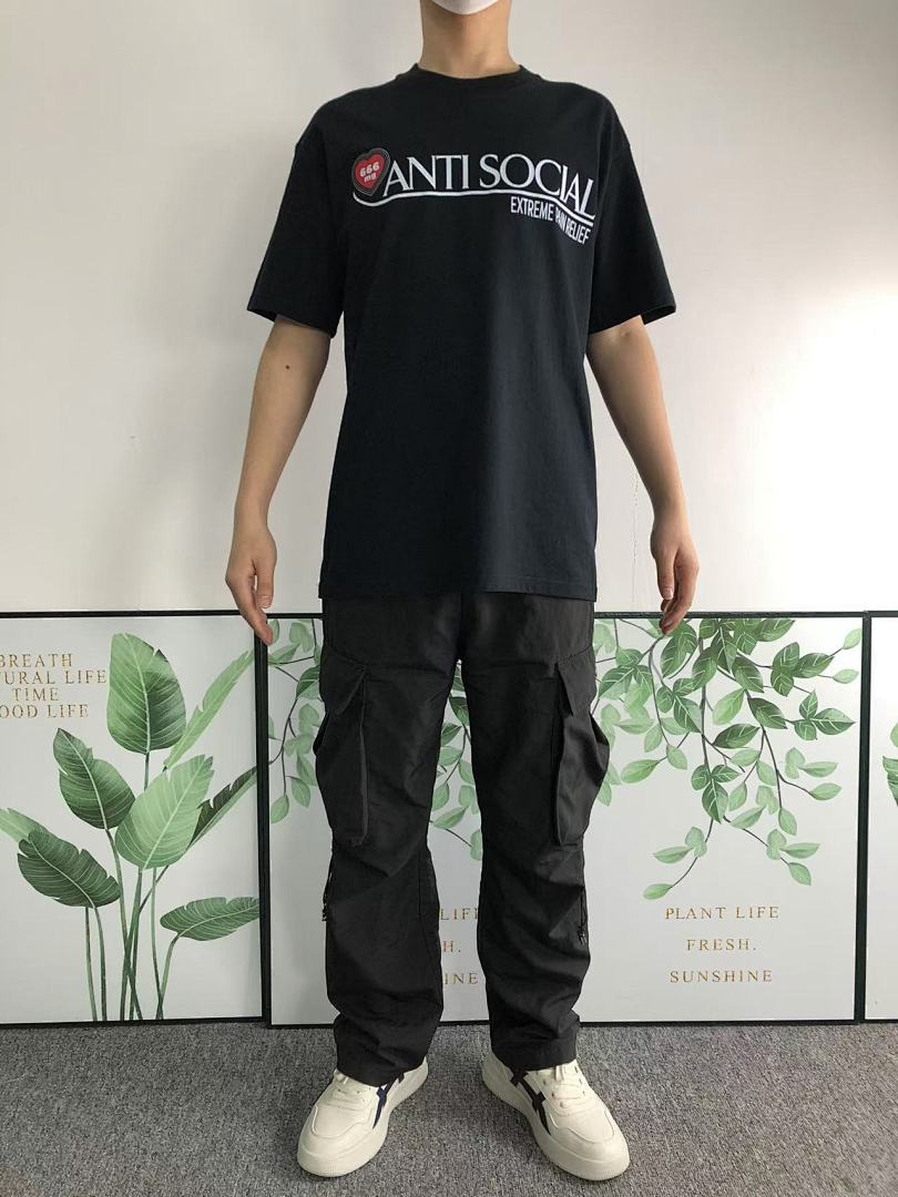 Christian Louboutin 85 ANTI SOCIAL CLUB T-SHIRT 412222002 (Im 170Cm 57Kg I Wear Size M In The Phot) - Image 3