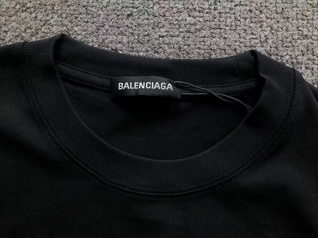 Balenciaga 135 B⭐L⭐⭐⭐IA⭐A T-SHIRT 3203272317 (Im 170Cm 60Kg I Wear Size M In The Phot) - Image 19