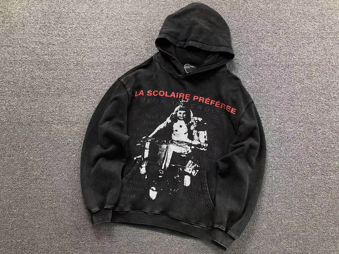 Chanel 135 ENFANTS RICHES DEPRIMES HOODIE 580827117 (Im 170Cm 60Kg I Wear Size S In The Phot) - Image 6