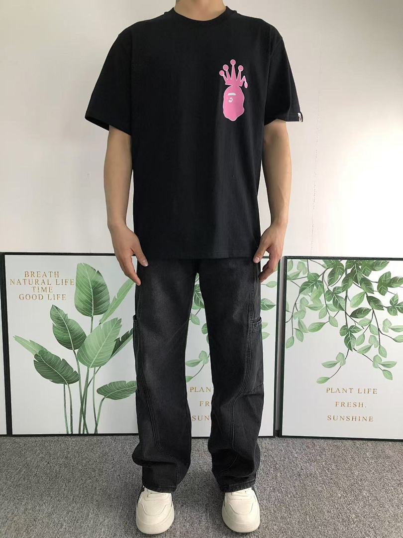 Bape 79 BAPE STUSSY T-SHIRT 411183142 (Im 170Cm 57Kg I Wear Size S In The Phot) - Image 3