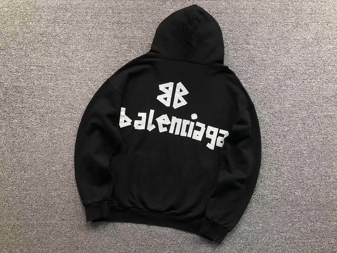 Balenciaga 225 B⭐L⭐⭐⭐IA⭐A HOODIE 5101185136 (Im 170Cm 60Kg I Wear Size S In The Phot) - Image 14