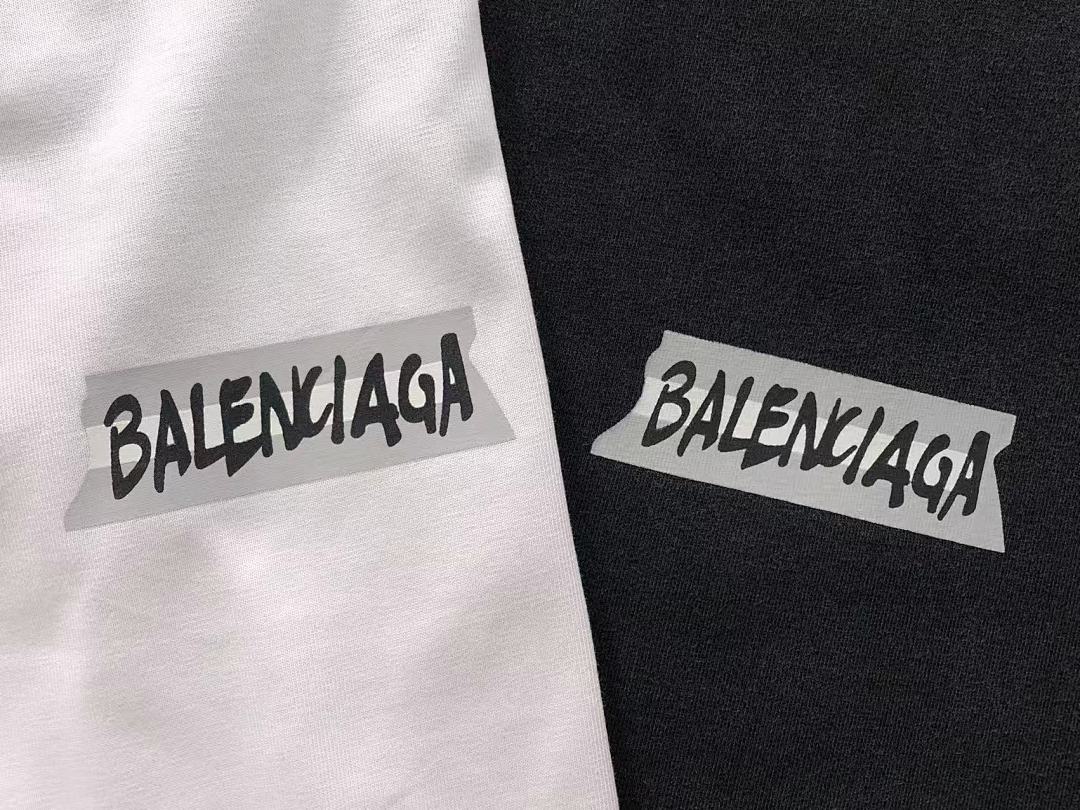 Balenciaga 125 B⭐L⭐⭐⭐IA⭐A T-SHIRT 3203242421 (Im 170Cm 60Kg I Wear Size S In The Phot) - Image 15