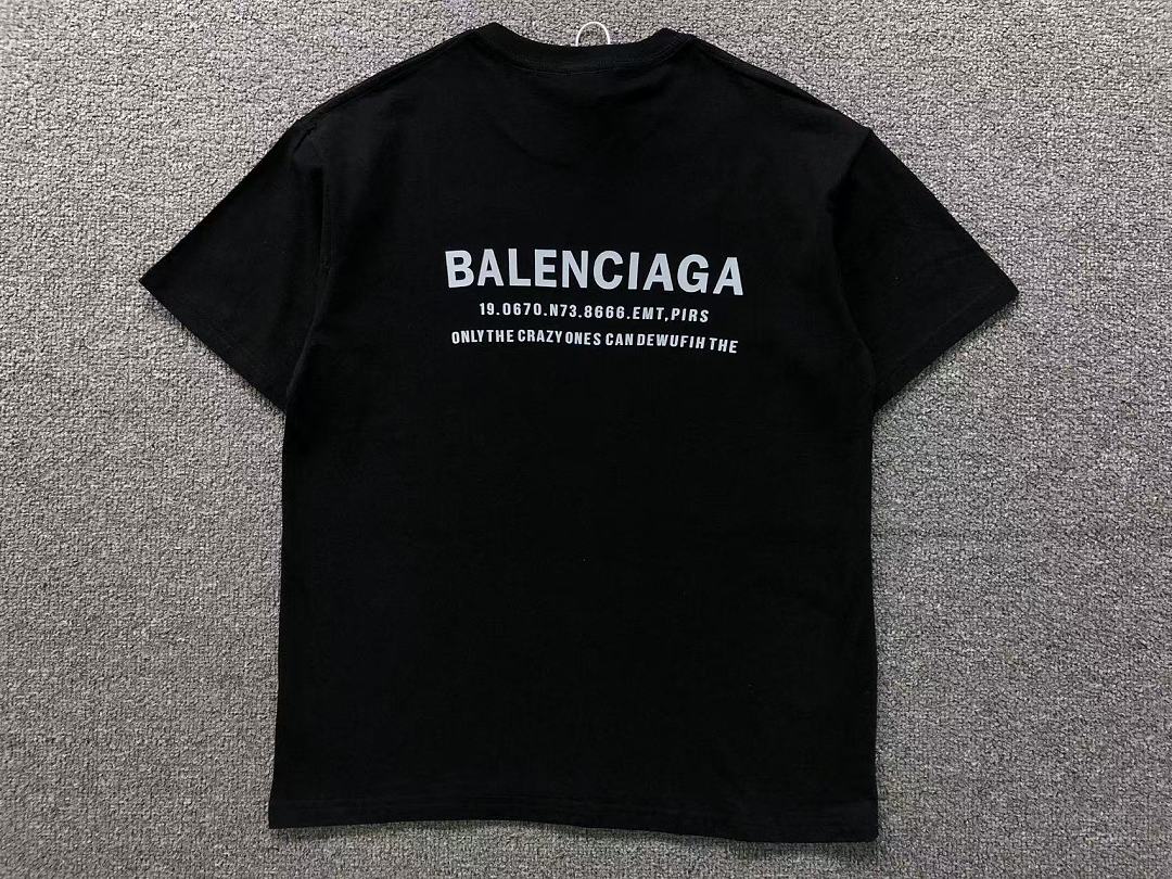 Balenciaga 115 B⭐L⭐⭐⭐IA⭐A T-SHIRT 22051326172 (Im 170Cm 60Kg I Wear Size L In The Phot) - Image 7