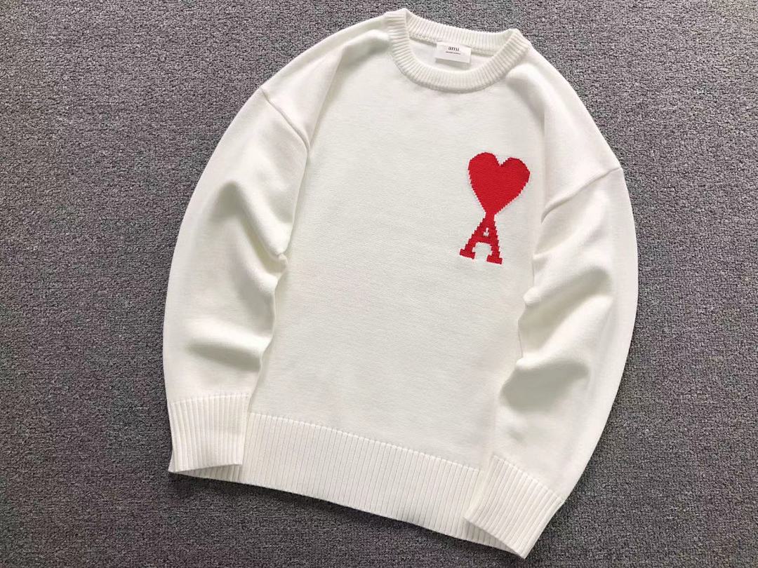 AMI 178 AMI SWEATER 4120202135 (Im 170Cm 60Kg I Wear Size S In The Phot) - Image 10