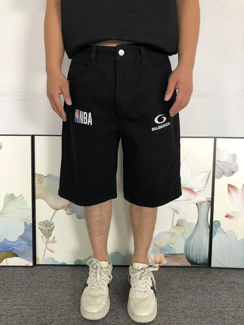 Balenciaga 185 B⭐L⭐⭐⭐IA⭐A NBA BASKETBALL SHORTS 127111017 (Im 170Cm 60Kg I Wear Size L In The Phot) - Image 3