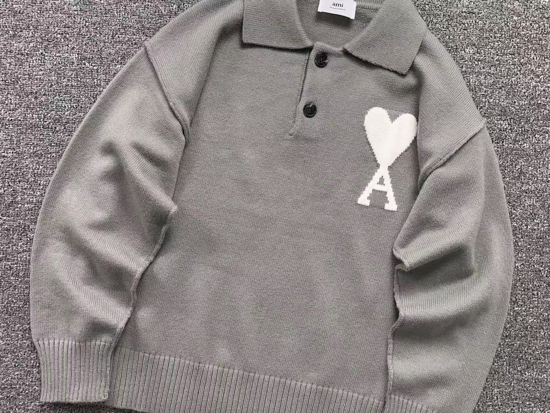AMI 168 AMI SWEATER 211071021 (Im 170Cm 57Kg I Wear Size M In The Phot) - Image 9