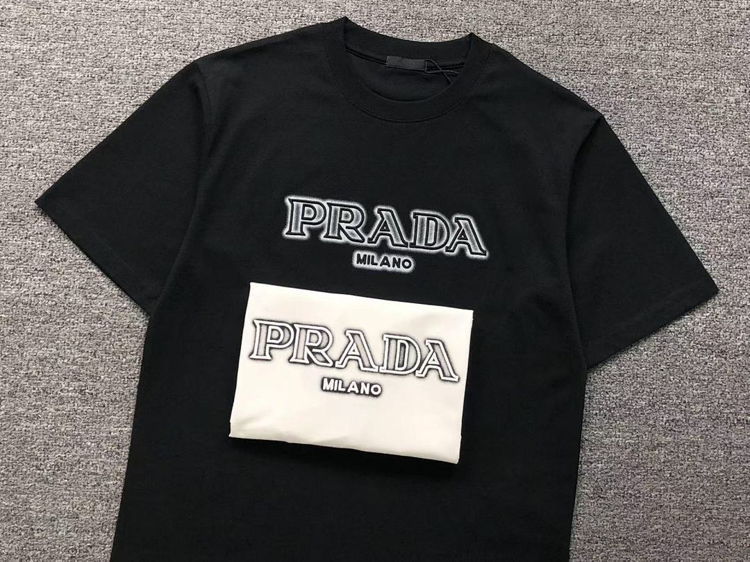 Prada 108 P⭐A⭐A T-SHIRT 311212303 (Im 170Cm 57Kg I Wear Size S In The Phot) - Image 16