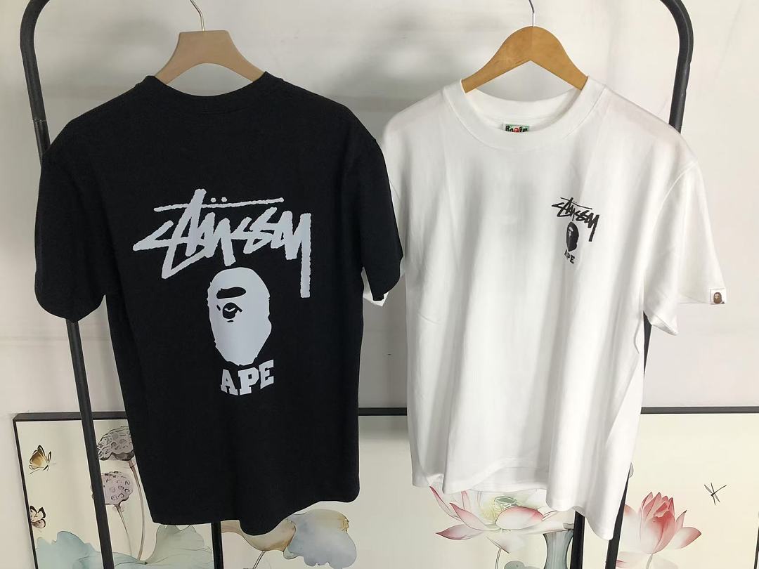 Bape 85 BAPE STUSSY T-SHIRT 124150231 (Im 170Cm 60Kg I Wear Size M In The Phot) - Image 29