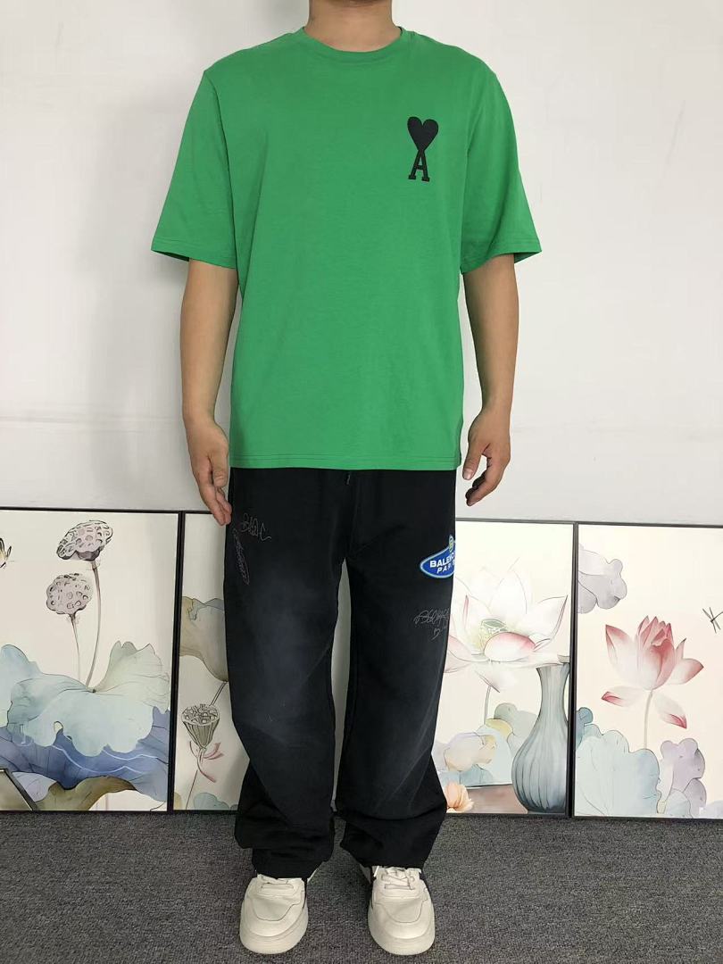 AMI 98 AMI T-SHIRT 21111816125 (Im 170Cm 60Kg I Wear Size S In The Phot) - Image 3