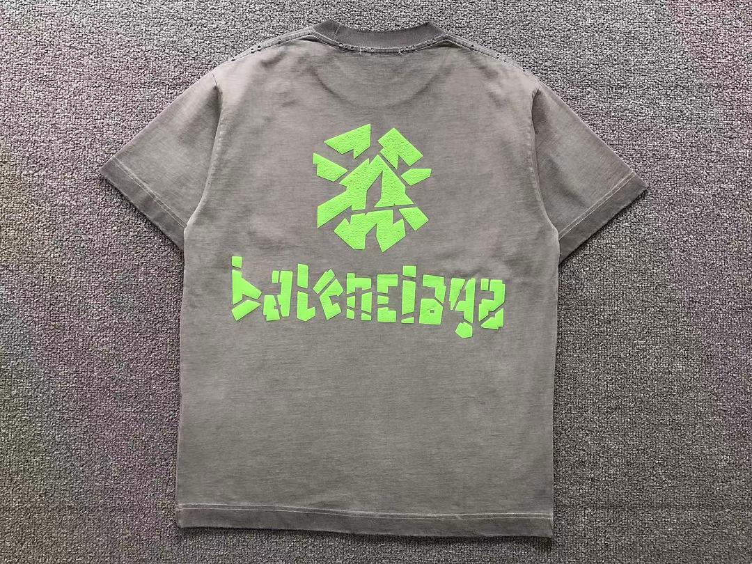 Balenciaga 125 B⭐L⭐⭐⭐IA⭐A T-SHIRT 5207271081 (Im 170Cm 60Kg I Wear Size S In The Phot) - Image 7