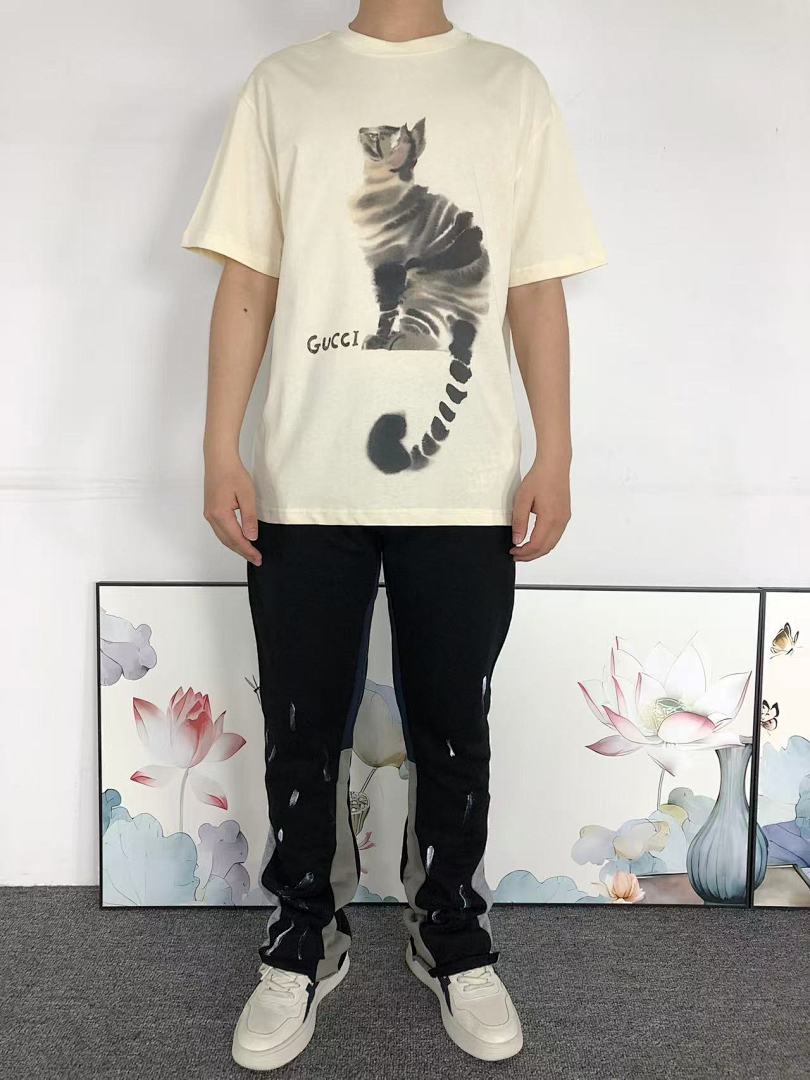 Gucci 85 G⭐C⭐I T-SHIRT 5050821101 (Im 170Cm 60Kg I Wear Size S In The Phot) - Image 3