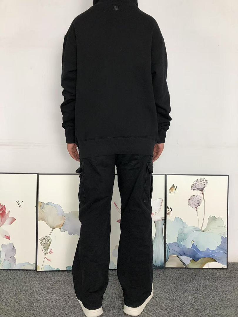 AMI 125 AMI HOODIE 57281088 (Im 170Cm 60Kg I Wear Size M In The Phot) - Image 4