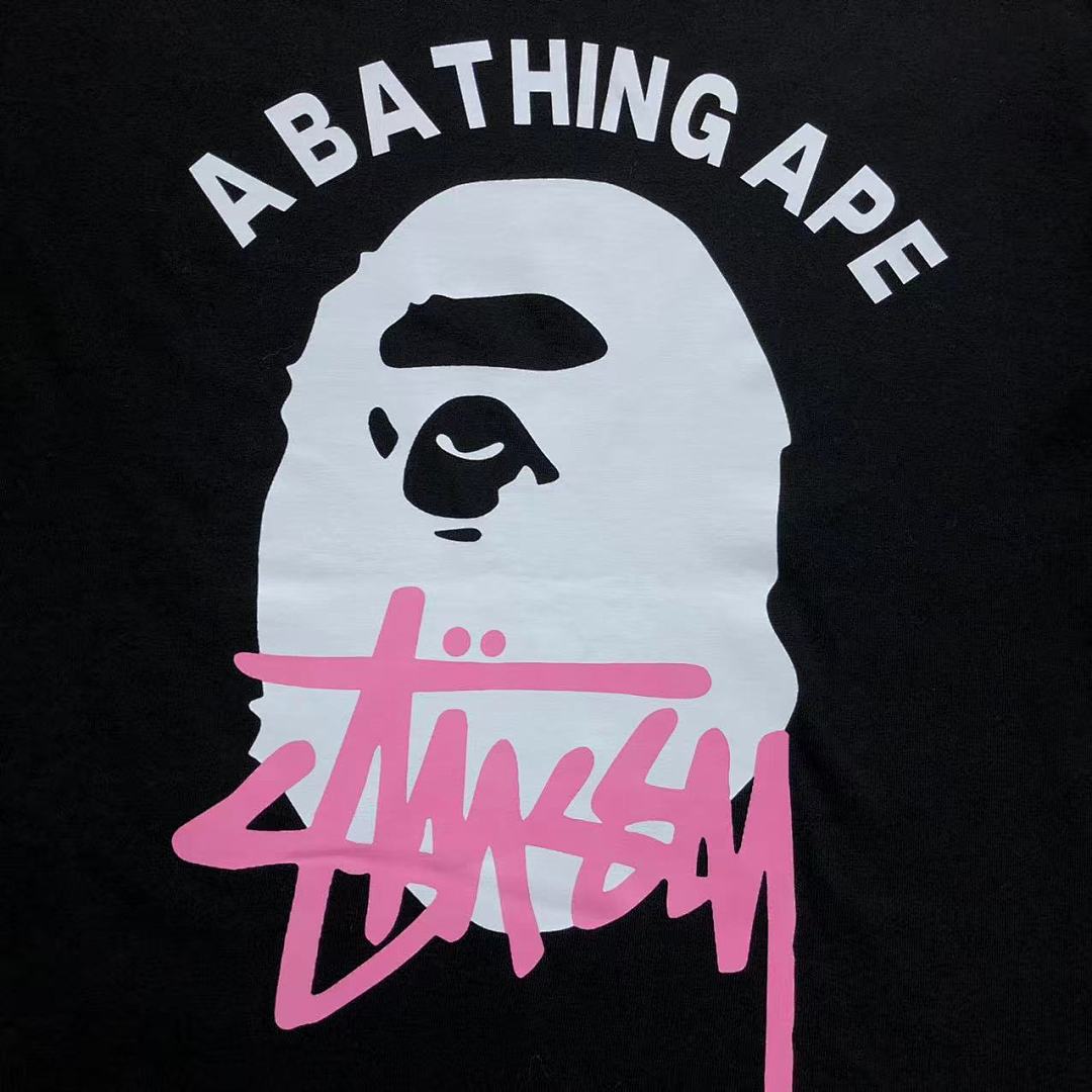 Bape 85 BAPE STUSSY T-SHIRT 3111050321 (Im 170Cm 60Kg I Wear Size M In The Phot) - Image 9