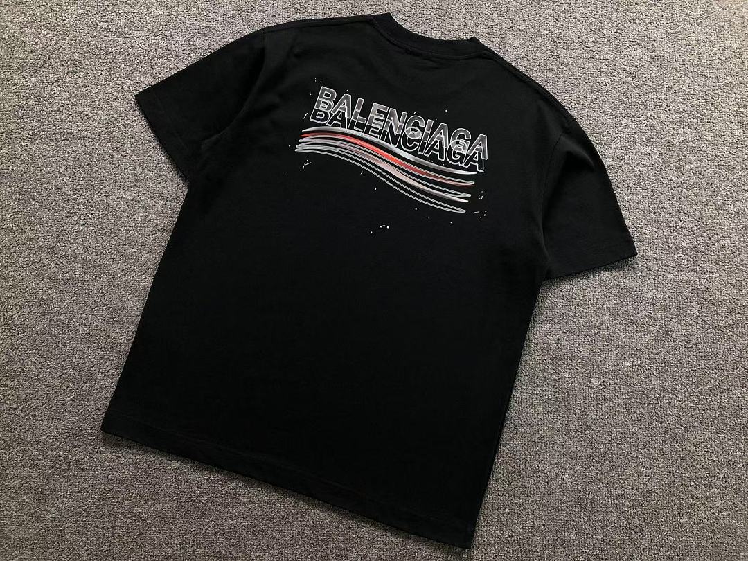 Balenciaga 115 B⭐L⭐⭐⭐IA⭐A T-SHIRT 5241633147 (Im 170Cm 60Kg I Wear Size L In The Phot) - Image 10