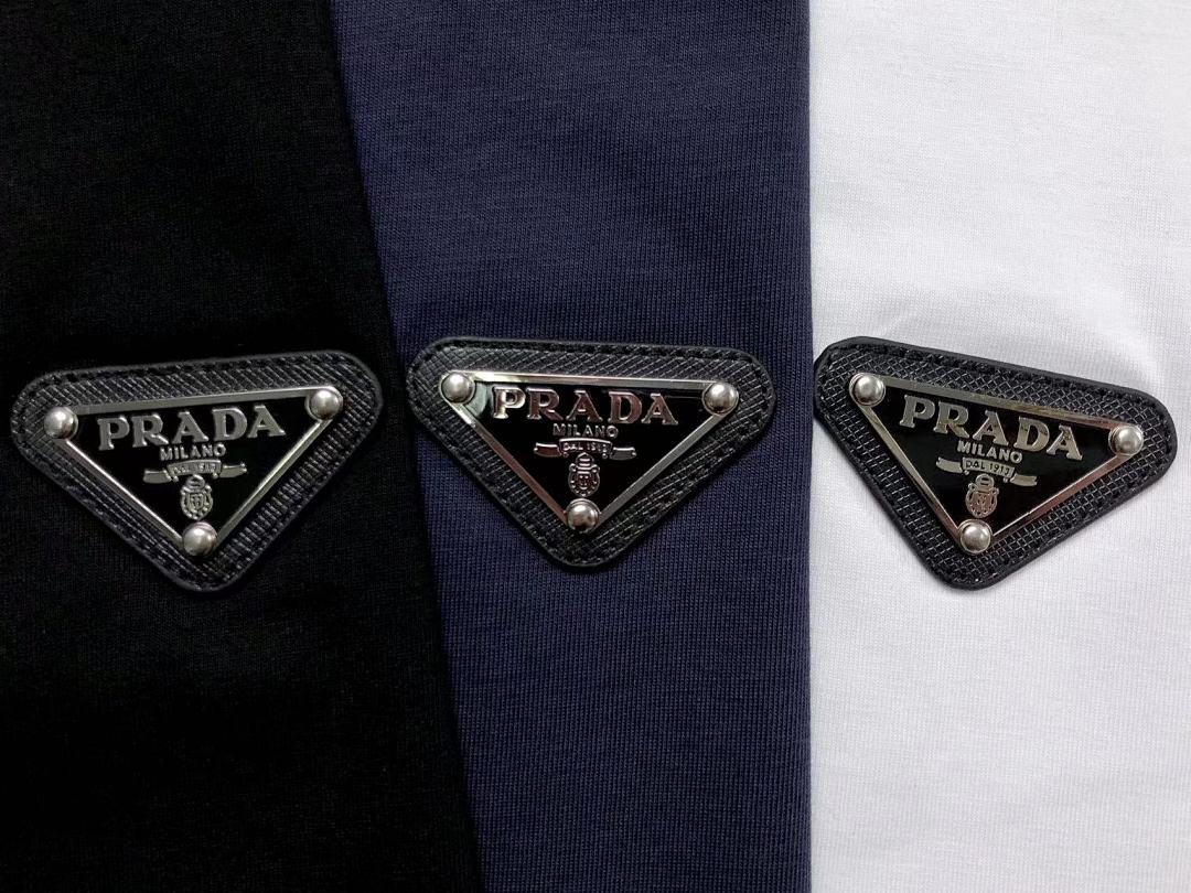 Prada 108 P⭐A⭐A T-SHIRT 312090905 (Im 170Cm 57Kg I Wear Size L In The Phot) - Image 14