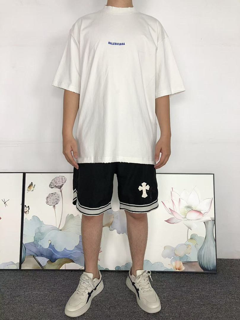 Balenciaga 128 B⭐L⭐⭐⭐IA⭐A T-SHIRT 3108082221 (Im 170Cm 60Kg I Wear Size S In The Phot) - Image 3
