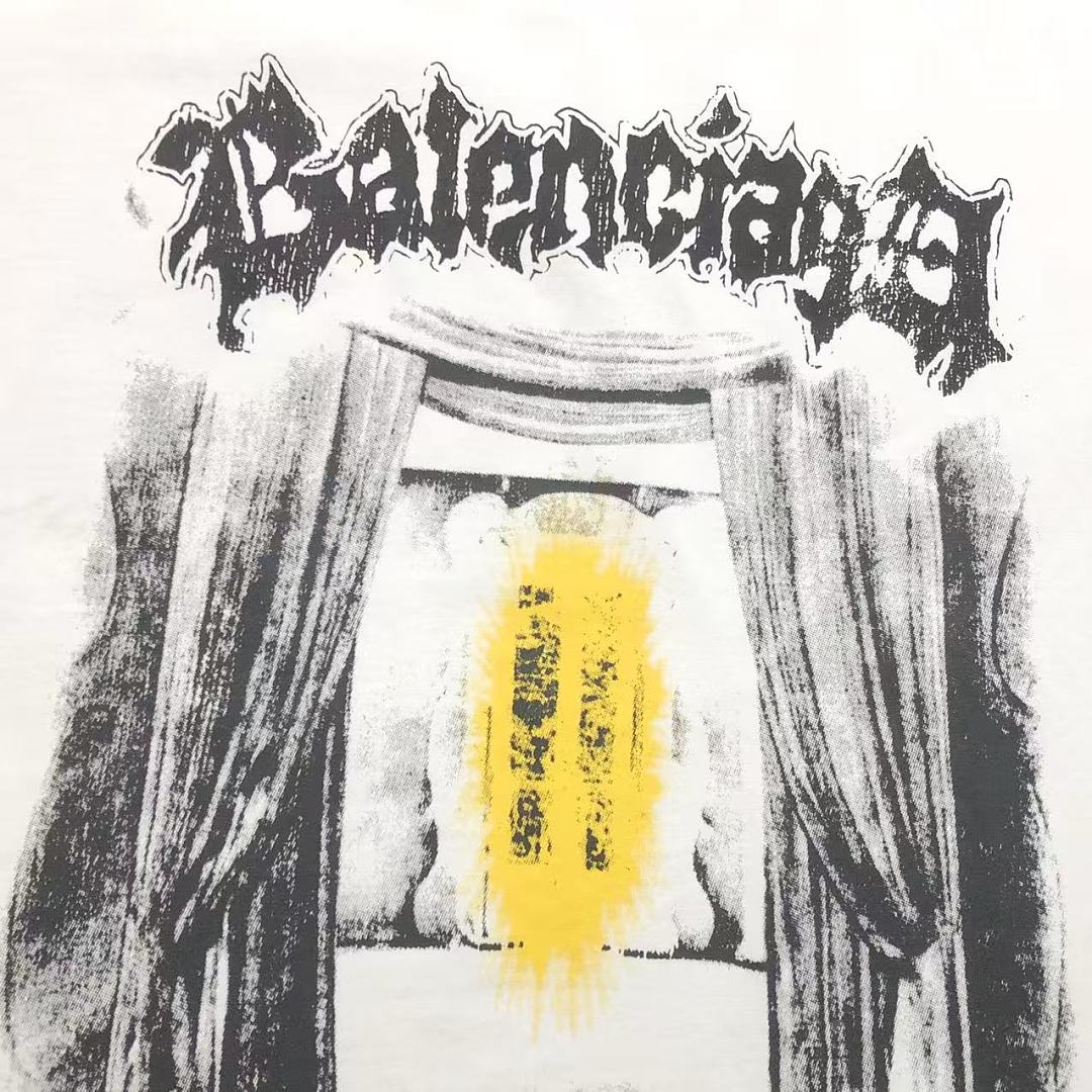 Balenciaga 129 B⭐L⭐⭐⭐IA⭐A T-SHIRT 3206171921 (Im 170Cm 60Kg I Wear Size S In The Phot) - Image 9