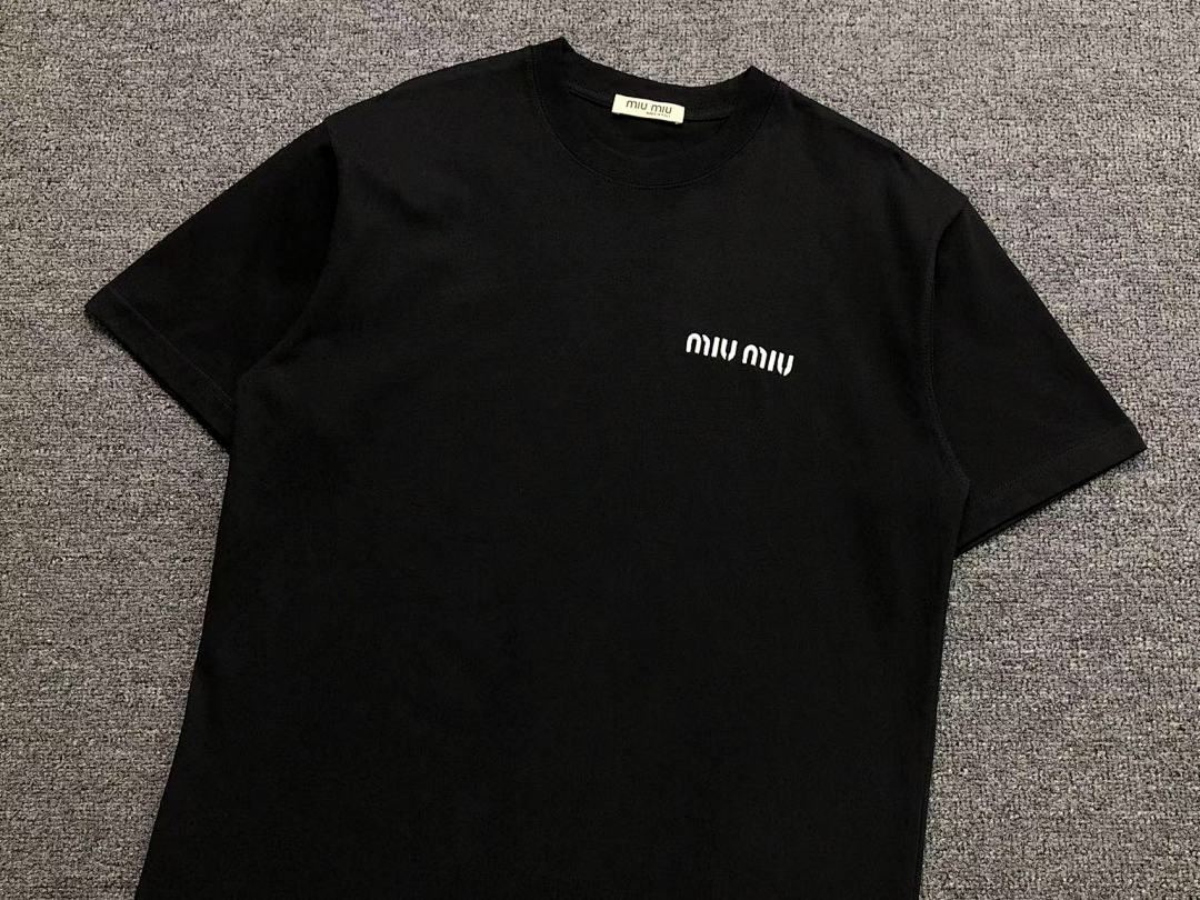 Miu Miu 108 M⭐U T-SHIRT 41072409133 (Im 170Cm 60Kg I Wear Size L In The Phot) - Image 13