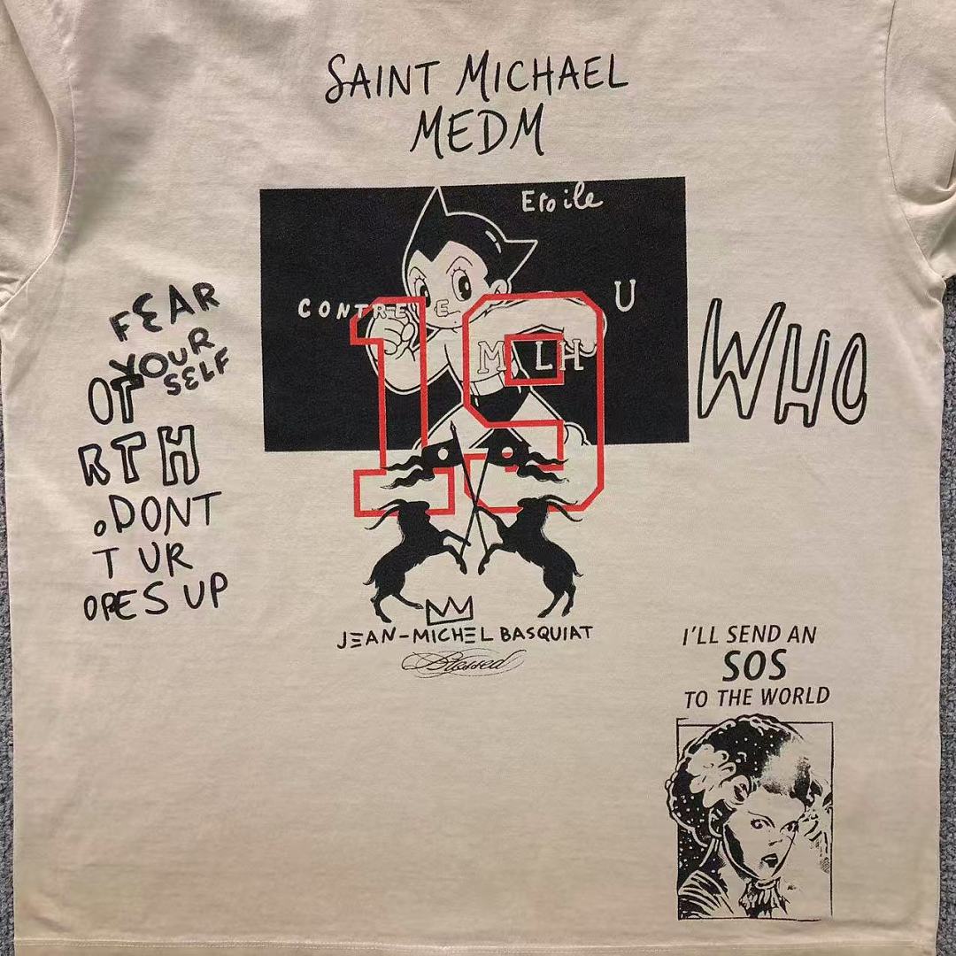 Chanel 98 SAINT MICHAEL T-SHIRT 42081405155 (Im 170Cm 60Kg I Wear Size S In The Phot) - Image 9