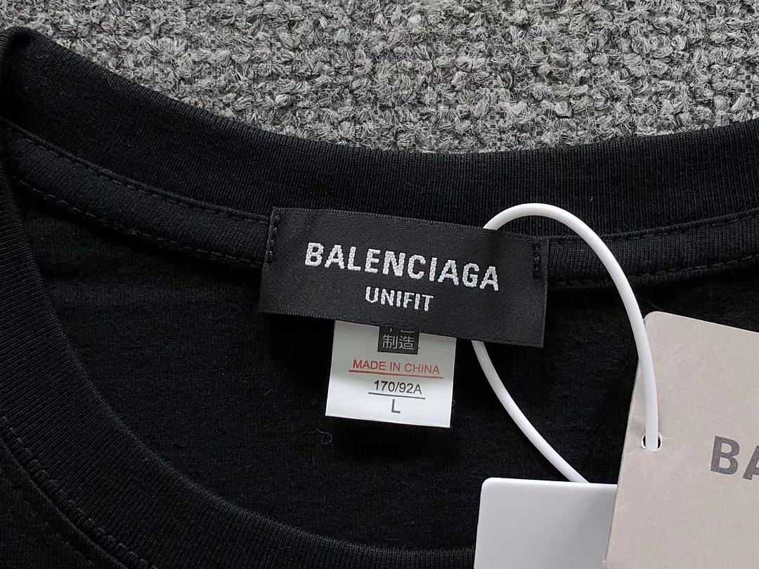 Balenciaga 115 B⭐L⭐⭐⭐IA⭐A T-SHIRT 22051315172 (Im 170Cm 60Kg I Wear Size L In The Phot) - Image 13