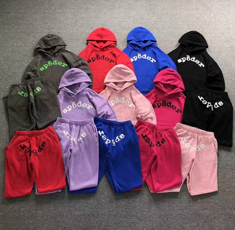 Sp5der TROUSERS 208 SP5DER HOODIE