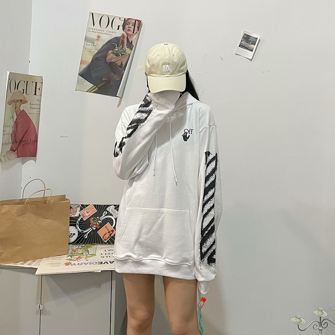 Off-White 109 OFF-WHITE (WHITE HOODIE) - Image 39