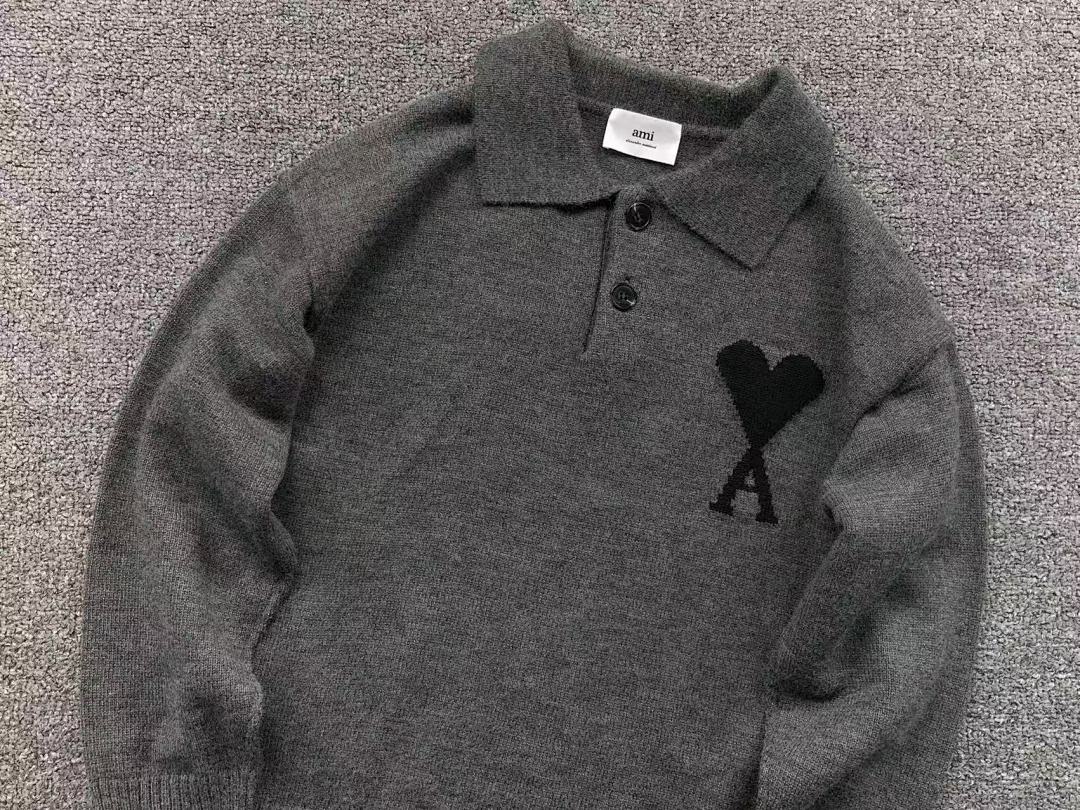 AMI 168 AMI SWEATER 3109300221 (Im 170Cm 60Kg I Wear Size S In The Phot) - Image 9