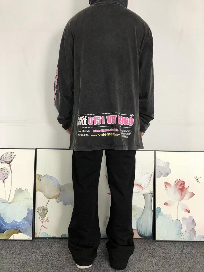 Vetements 225 VETEMENTS LONG SLEEVED 3112180617 (Im 170Cm 60Kg I Wear Size S In The Phot) - Image 4