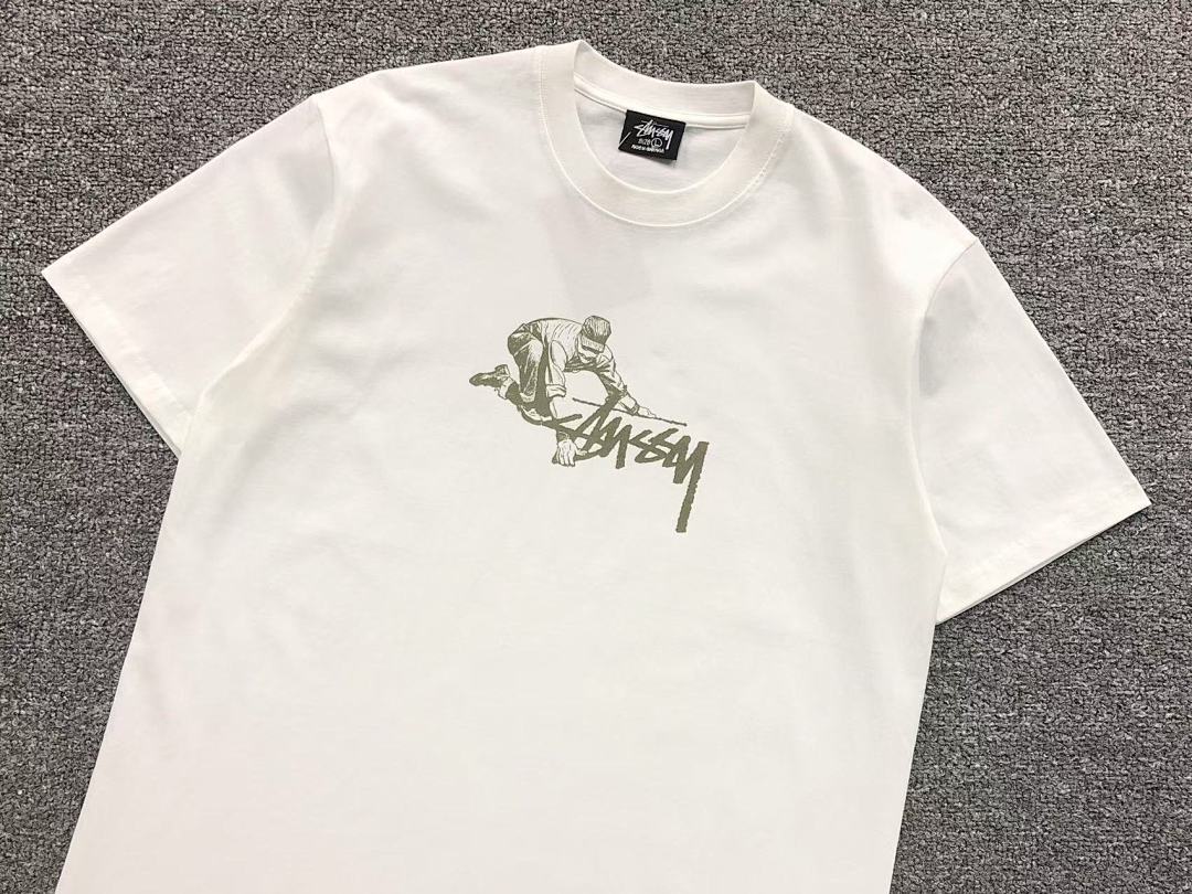Stussy 85 STUSSY T-SHIRT 4109160502 (Im 170Cm 60Kg I Wear Size L In The Phot) - Image 11