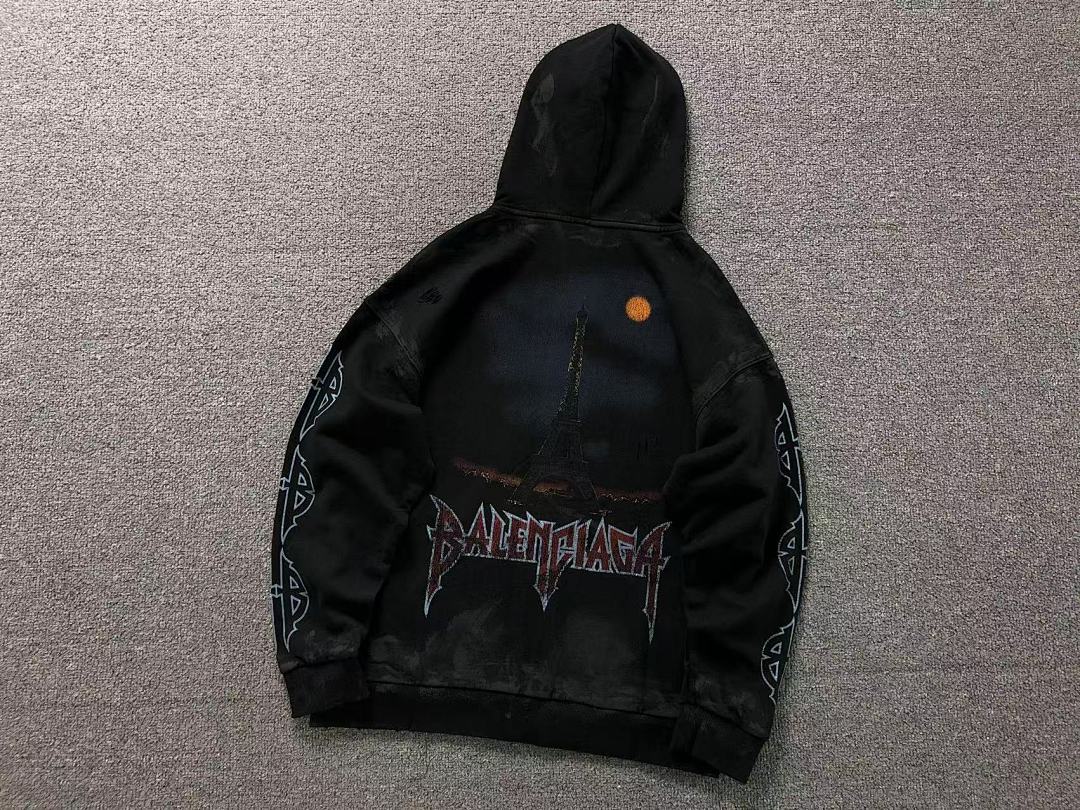 Balenciaga 265 B⭐L⭐⭐⭐IA⭐A HOODIE 4122717163 (Im 170Cm 60Kg I Wear Size XS In The Phot) - Image 6