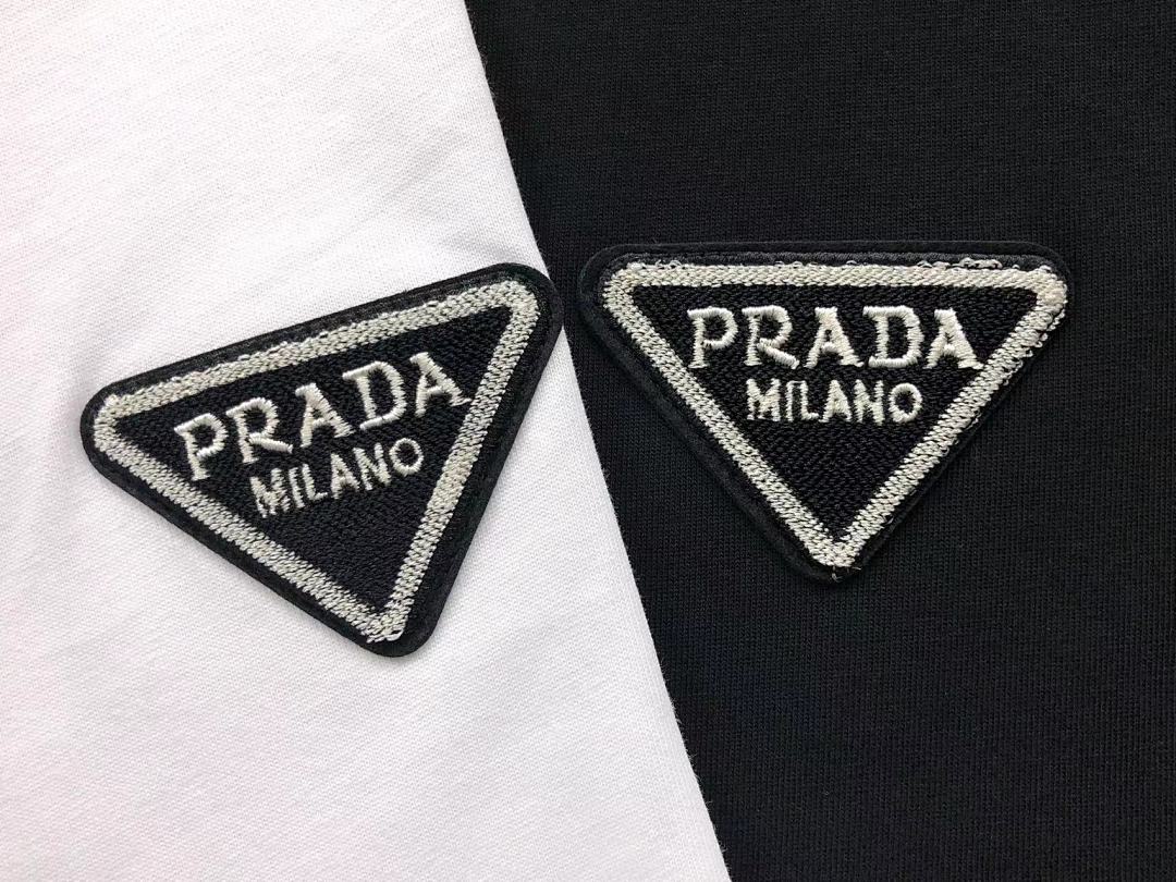 Prada 128 P⭐A⭐A T-SHIRT 211171421 (Im 170Cm 57Kg I Wear Size M In The Phot) - Image 12