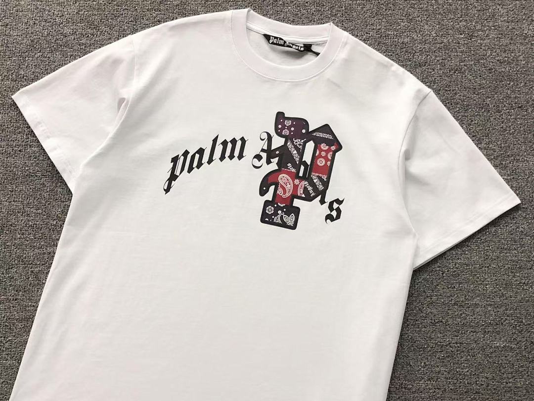 Palm Angels 78 PALM ANGELS T-SHIRT 41060938121 (Im 170Cm 60Kg I Wear Size M In The Phot) - Image 7