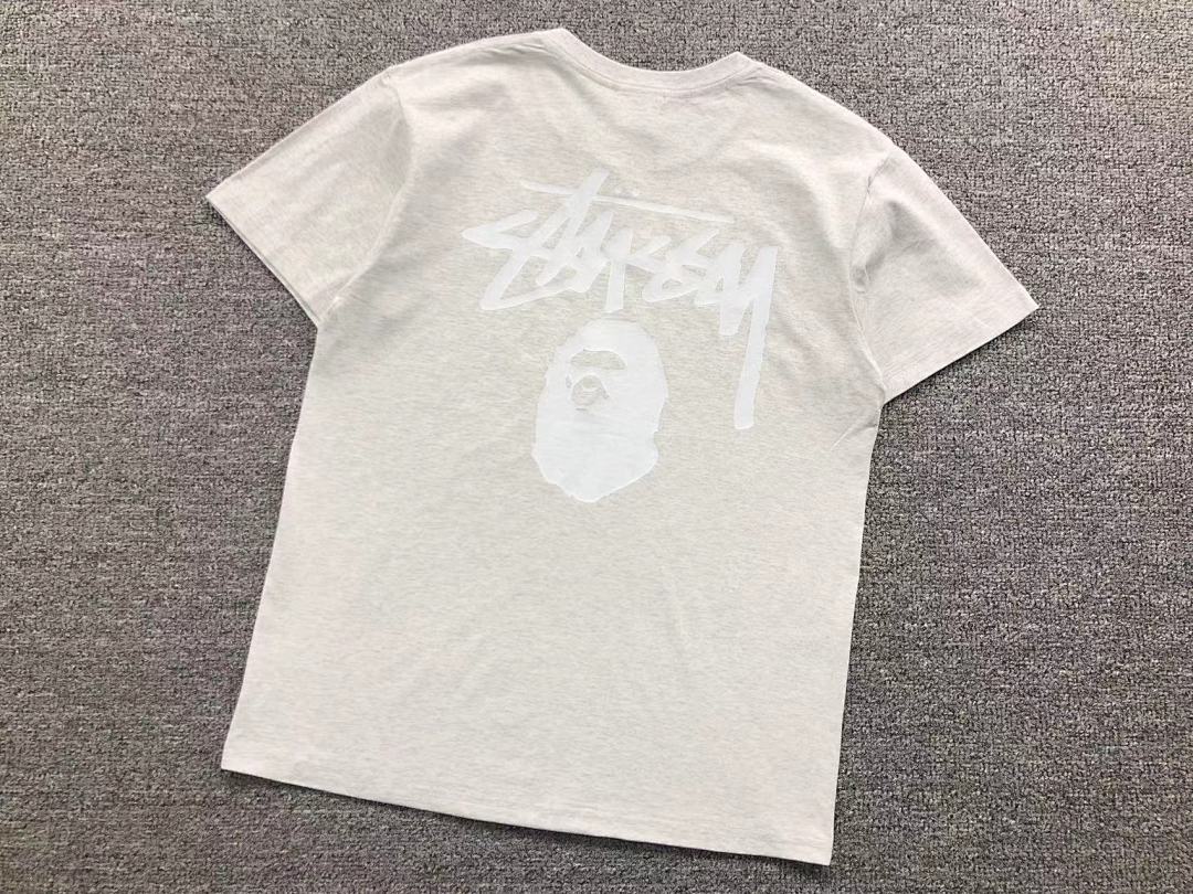 Bape 79 BAPE STUSSY T-SHIRT 411183442 (Im 170Cm 57Kg I Wear Size S In The Phot) - Image 19