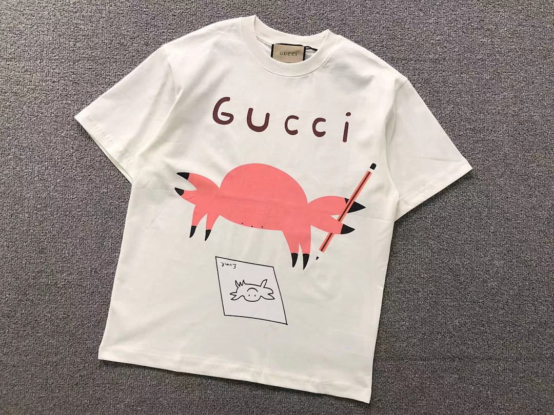 Gucci 85 G⭐C⭐I T-SHIRT 5231978101 (Im 170Cm 60Kg I Wear Size S In The Phot)