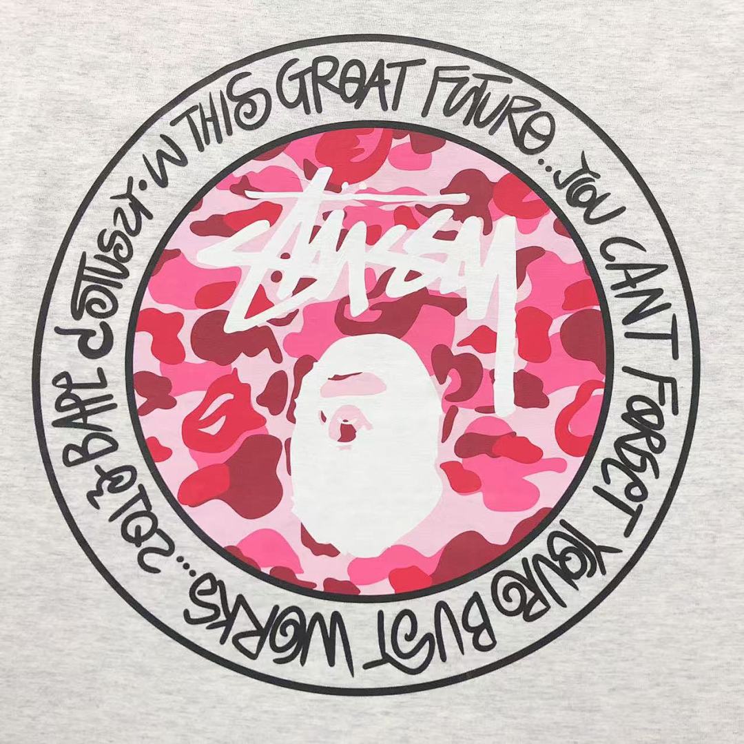 Bape 78 BAPE STUSSY T-SHIRT 1102090642 (Im 170Cm 55Kg I Wear Size S In The Phot) - Image 10
