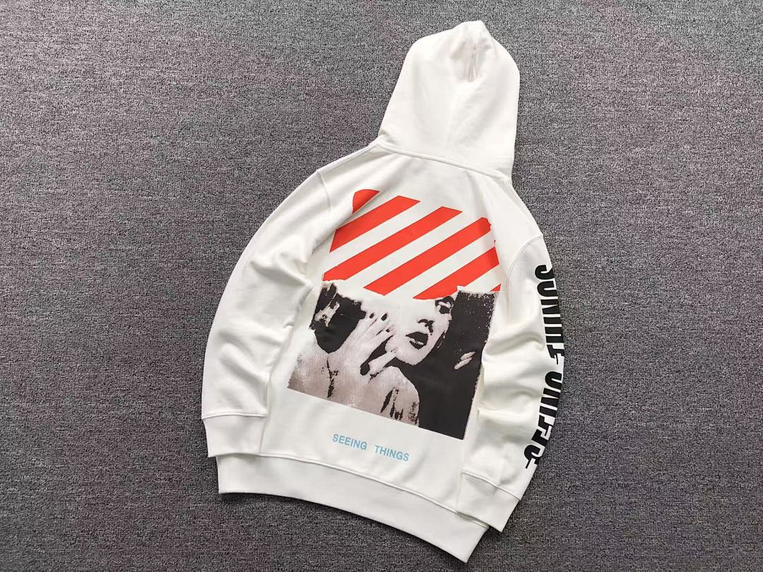 Off-White 168 OFF-WHITE HOODIE 312170919 (Im 170Cm 55Kg I Wear Size S In The Phot) - Image 7
