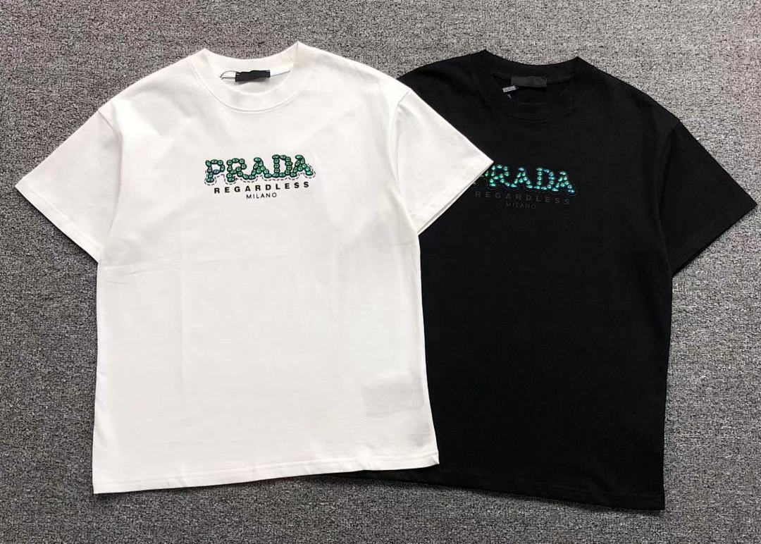Prada 168 P⭐A⭐A T-SHIRT 22032008001 (Im 170Cm 60Kg I Wear Size S In The Phot) - Image 5