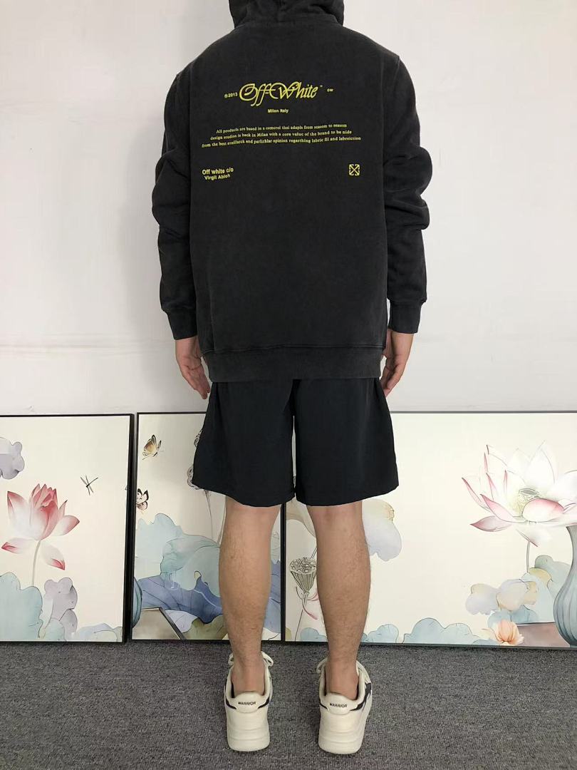 Off-White 195 OFF-WHITE HOODIE 57311919 (Im 170Cm 60Kg I Wear Size S In The Phot) - Image 4