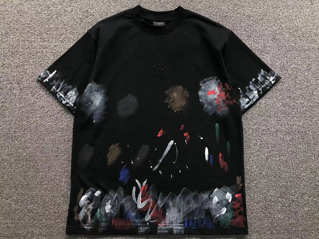 Balenciaga 128 B⭐L⭐⭐⭐IA⭐A T-SHIRT 42050405156 (Im 170Cm 60Kg I Wear Size 1 In The Phot) - Image 5